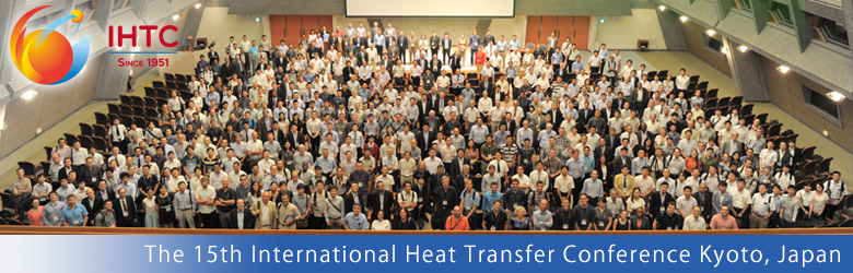 August the 10-15th 2014. International Heat Transfer Conference Kyoto, Japan